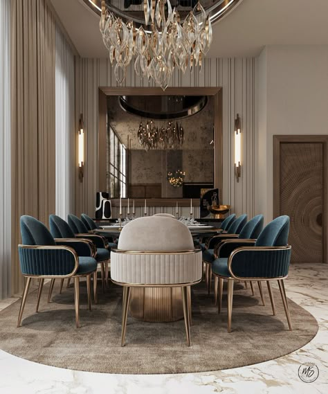 Japandi living room on Behance Luxury Dining Room Mansions, Luxury Dining Room Tables, Luxury Dining Room Decor, Dining Room Design Luxury, Entrance Decoration, Luxurious Dining Room, Luxury Dining Tables, Japandi Living, Living Room Dining Room Combo