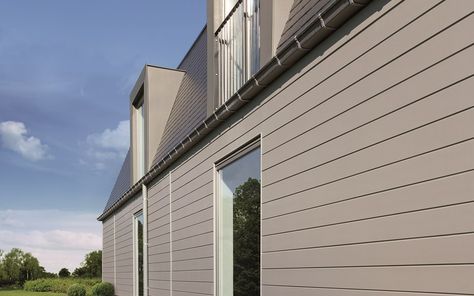 Cedral Cladding, Cladding Colours, Cedral Weatherboard, Exterior Cladding Options, Cornwall House, Cladding Ideas, Types Of Cladding, Wall Cladding Designs, Modern Wall Paneling