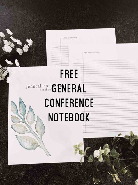 Free General Conference Notebook - PRACTICAL & PRETTY General Conference Journal Printable, General Conference Notes Free Printable, General Conference Packets 2024 Free, General Conference Journal, General Conference Notebook, General Conference Printable, General Conference Notes, General Conference Packets, Bedroom Pantry