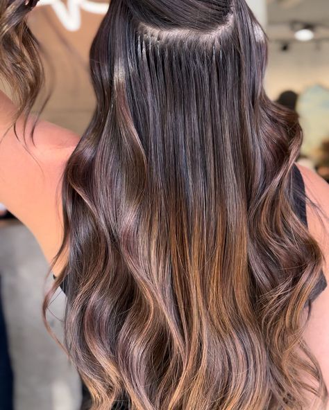 C H E S T N U T B R O N D E 🌰 Faux Balayage using keratin bonded hair extensions | zero color used #fallhaircolor #bronde #chestnutbrown #lasvegashair #lasvegasextensions #lvhairstylist #ktips #ktipextensions #keratinbonds #lvsalon Keratin Bond Hair Extensions, Balayage Extensions, Bonded Hair Extensions, T B, Chestnut Brown, Fall Hair Color, Keratin, Balayage, Hair Extensions