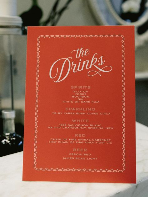 Drink Menu Design Wedding, Bar Menu Design Wedding, Christmas Cocktail Menu Design, Festive Menu Design, Christmas Menu Ideas Design, Christmas Drink Menu Design, Holiday Menu Design, Drinks Menu Design Ideas, Luxury Menu Design