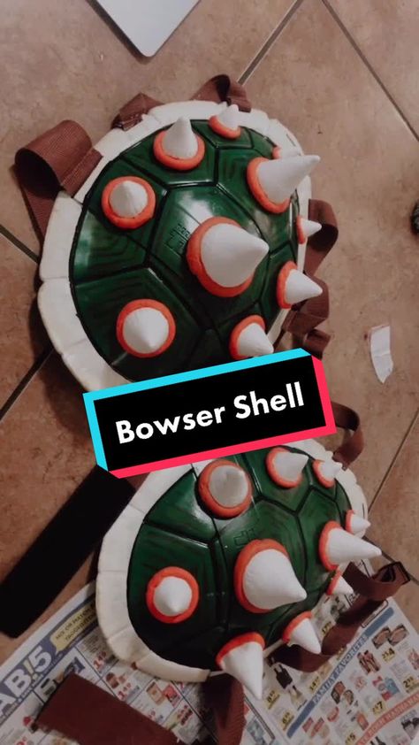 Bowser Shell ✨ (forgot to record some steps oops) #cosplay #Boo #hall... | TikTok Bowser Shell, Mario, Shells, Holidays