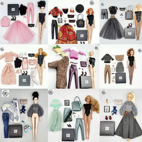 Fashion Doll, Barbie Doll Clothes, Poppy Parker Dolls Fashion, Fashion Royalty Dolls Clothes, Barbie Convention, Barbie Fashion Royalty, Barbie Sets, Sewing Barbie Clothes, Barbie Wardrobe