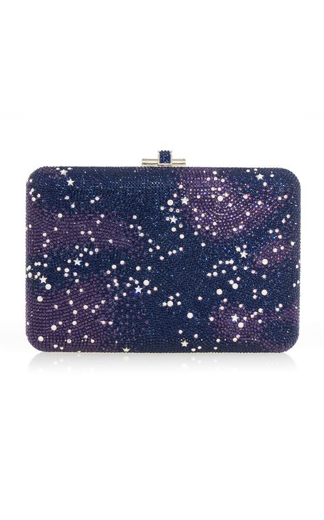 Galaxy Design, Judith Leiber Couture, Box Clutch, Crystal Clutch, Judith Leiber, Couture Collection, Couture Fashion, Moda Operandi, Fashion Collection