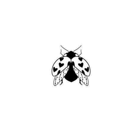 Traditional Tattoo Inspiration, Lady Bug Tattoo, Funky Tattoos, Insect Tattoo, Bug Tattoo, Dragonfly Tattoo, Line Art Tattoos, Tattoo Flash Art, Up Tattoos