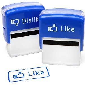 Facebook Like/Dislike Stamp Grading Papers, Office Stamps, Think Geek, Work Gifts, Gadget Gifts, Self Inking Stamps, Sweet Gifts, Office Accessories, Gag Gifts