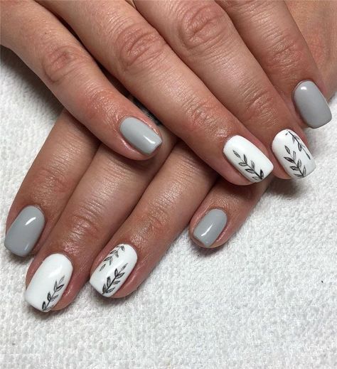 Fall Leaves On Nails, Leaves On Nails, Leaf Nail Art Designs, Fall Leaf Nails, Fall Leaf Nail Art, Waxing Brows, Leaf Nails, Leaf Nail Art, Fall Leaves Nail Art