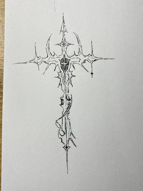 Tattoo Designs With Pen, Cross Silhouette Tattoo, Cross Cybersigilism Tattoo, Star Cybersigilism, Cross Cybersigilism, Cybersigilism Tattoo Back Design, Back Tattoo Cybersigilism, Cybersigilism Cross Tattoo, Cybersigilism Designs