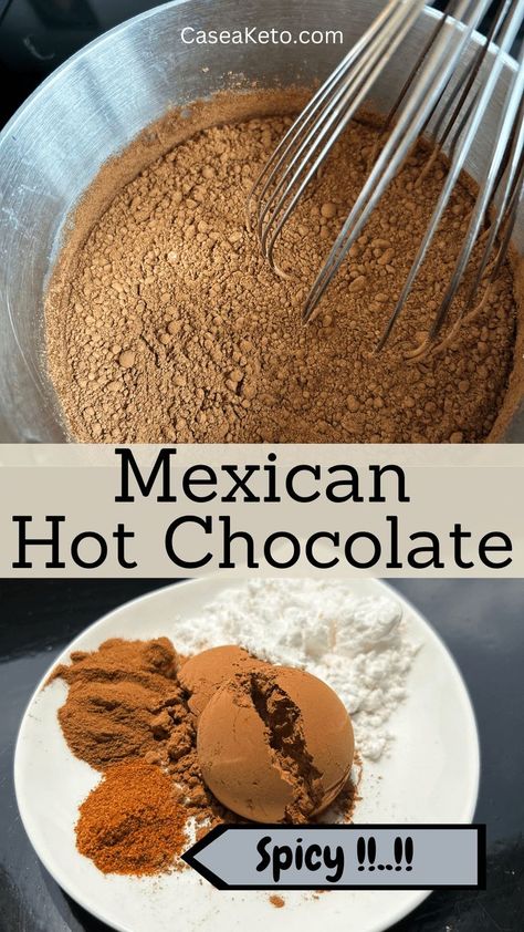 premise of a keto diet Almond Milk Hot Chocolate Recipe, Hot Chocolate With Almond Milk, Mexican Hot Chocolate Recipe, Low Carb Mexican, Mexican Chocolate, Smoothie Drink Recipes, Mexican Hot Chocolate, Almond Flour Recipes, Keto Dessert Easy