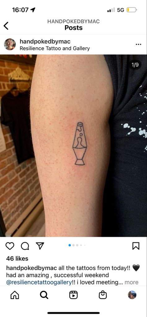 Lava Lamp Tattoo Simple, Lava Lamp Tattoo, Lamp Tattoo, Tattoo Simple, Tattoo Inspo, Ear Tattoo, Future Tattoos, Cute Tattoos, Simple Tattoos