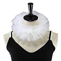 Clown Neck Ruffle, 1920s Themed Party, Costume Clown, Neck Ruffle Collar, Crinoline Dress, Fake Collar, Steampunk Cosplay, Women Bride, Clown Costume