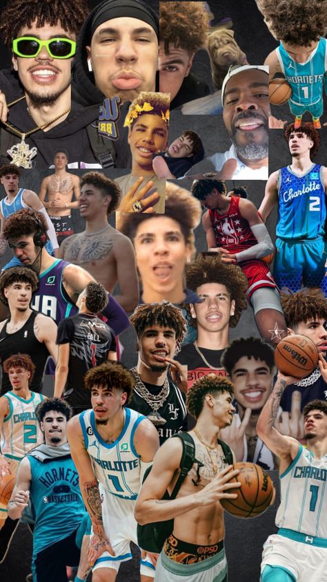 Ja Morant And Lamelo Ball, Lamelo Ball Edits, Lamelo Ball Wallpaper, Lamello Ball, Hornets Basketball, Basketball Boys, Lamelo Ball, Charlotte Hornets, Famous Faces