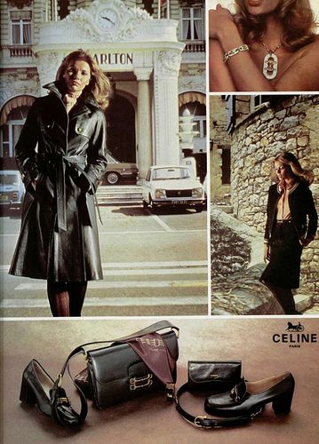 Bag Ads, Winter Thoughts, Celine Campaign, Vintage Island, Celine Vintage, Celine Fashion, Vintage Celine, Vintage Designer Fashion, Fashion 1970s