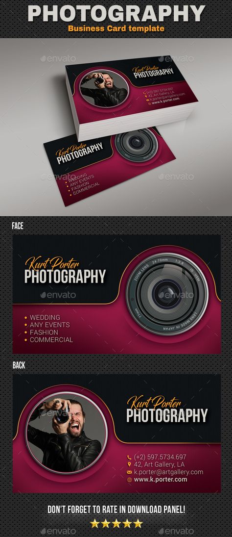 Photography Studio Business Card V08 Photographer Business Card Design, Graphic Organizer Template Aesthetic, Studio Business Card, Business Cards Template, Business Card Design Photography, Photography Business Cards Template, Business Website Templates, Business Cards Photography, Business Card Template Psd