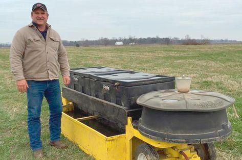 One of a Kind Water Wagon for Rotational Grazing Cattle Water Trough, Round Bale Hay Feeder For Goats, No Waste Goat Hay Feeder, Cattle Mineral Feeder, Round Bale Hay Feeder With Roof, Rotational Grazing Goats, Agriculture Classroom, Rotational Grazing, Cattle Facility