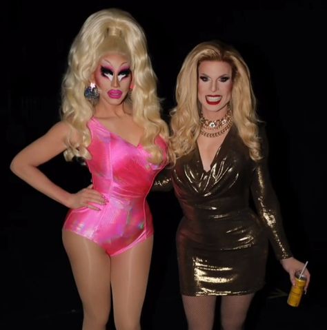 Trixie Mattel Costume, Katya And Trixie, Trixie Mattel And Katya, Trixie Katya, Katya Zamolodchikova, Trixie Mattel, Trixie And Katya, Drag Race, Halloween Costume