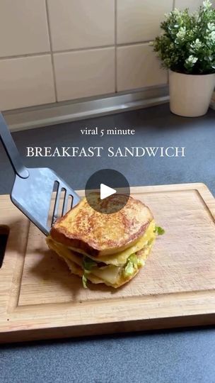 1.6K views · 8.7K reactions | Repost @healthymealtoday 
Follow @healthymealtoday 🎥 @patiispage 

Viral 5 minute breakfast sandwich - this time with other ingredients 🥑✨

Ingredients:
- 2 brioche toasts
- 2 eggs
- 1 slice of Gouda cheese
- Handful of cherry tomatoes, sliced
- 1/2 avocado, sliced
- Handful of iceberg lettuce
- Salt and pepper to taste
- Butter or oil for cooking

Macros:
610kcal / 25g proteins / 40g carbs / 30g fats

#breakfastsandwich #5minutesandwich #quickrecipe #simplebreakfast #healthy #foodstagram
#lifehacks #lifehack #cooking #cookingtips #breakfast  #sandwich #eggsandwich #instagram #instareels  #brunch #eggs #vegetables  #cheese #snack #lunch #bread #madefromscratch #homemade #noadditivesorpreservatives #delicious #cheese #viralvideo #breakfastsandwich #brunch #qu 5 Minute Breakfast, Easy Breakfast Sandwich, Best Breakfast Sandwich, Sandwich Ingredients, Recipes For, Gouda Cheese, Iceberg Lettuce, Egg Sandwiches, Food Channel