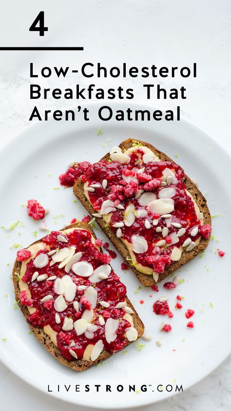 Low Cholesterol Breakfast, Heart Healthy Recipes Cholesterol, Cholesterol Friendly Recipes, Low Cholesterol Diet Plan, Lower Cholesterol Diet, To Lower Cholesterol, Cholesterol Foods, Low Cholesterol Diet, Low Cholesterol Recipes