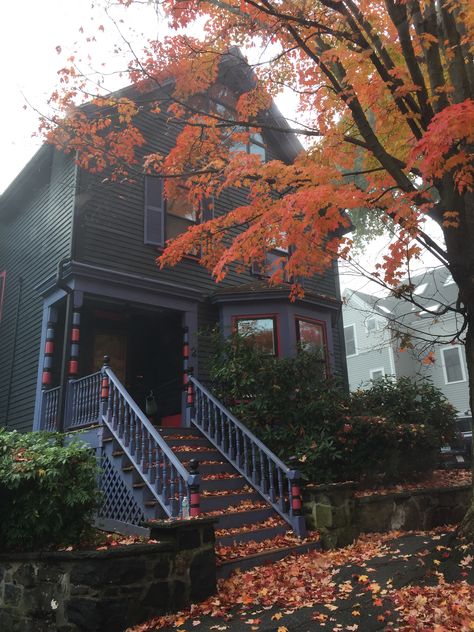 Salem Massachusetts Witch House, Houses In Salem Massachusetts, Salem Massachusetts Halloween Aesthetic, Salem Massachusetts Homes, Salem Houses Massachusetts, Salem Massachusetts Houses, Salem Massachusetts October Aesthetic, Massachusetts Aesthetic Fall, Salem Autumn