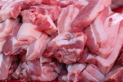 Premium Photo | Fresh pork at market Raw Pork, Meat Markets, Pork Meat, Fresh Market, Premium Photo, 1 Million, Free Photos, Meat, Stock Photos