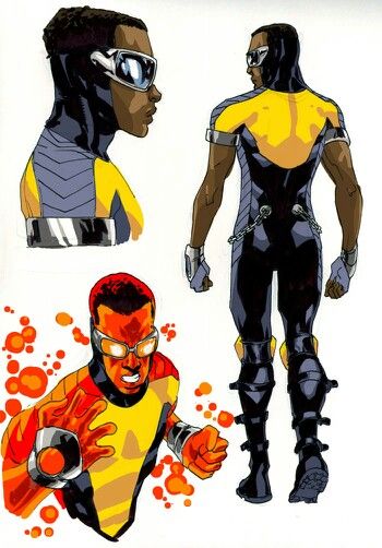 Power Man, Victor Alvarez Superhero Ideas, Black Heroes, Black Superheroes, Power Man, Luke Cage, Character Model, Superhero Design, Character Design References, Comics Art