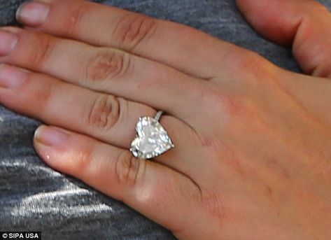 What a rock! Lady Gaga was 'incredibly sad' to give back the heart-shaped Lorraine Schwartz sparkler, given to her on Valentine's Day 2015 Heart Shaped Ring, Heart Diamond Ring, Lady Gaga Engagement Ring, Heart Shaped Diamond Ring, Heart Shaped Engagement Rings, Cute Promise Rings, Tiaras Jewellery, Pave Diamond Band, Mom Ring