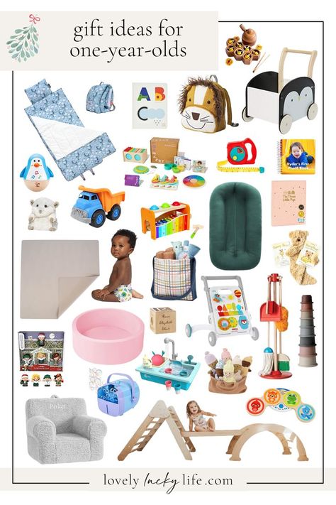 Gift Ideas for One-Year-Olds in 2022 Two Year Old Christmas Gifts, One Year Old Christmas Gifts, One Year Old Gift Ideas, Baby Activities 1 Year, Handmade Gifts For Boyfriend, Baby Gift Guide, Old Christmas, One Year Old, Baby First Birthday