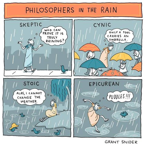 Philosophers Incidental Comics, Literary Devices Posters, Grant Snider, Philosophy For Children, All About Books, Nerdy Humor, Writing Humor, Life Comics, About Books