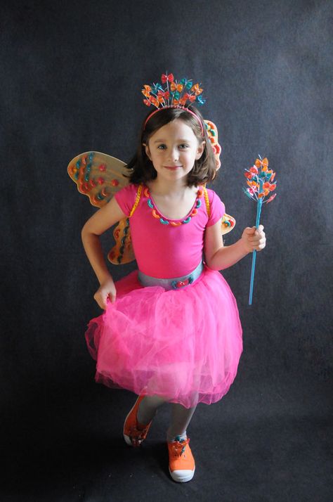 Fairy butterfly diy costume easy pasta costume. great for last minute! | Project Kid Homemade Fairy Costume, Fairy Dress Diy, Diy Fairy Costume, Grocery Store Aisle, Simple Halloween Costume, Fairy Diy, Fairy Costume Diy, Pasta Easy