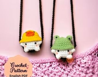 Crochet Pattern Car Charm Birthday Gift Leggy Frog Crochet - Etsy Canada Frog Hat Crochet Pattern, Frog Hat Crochet, Amigurumi Mushroom, Decorative Crochet, Frog Hat, Car Accessory Gifts, Crochet Tree, Crochet Garland, Little Mushroom