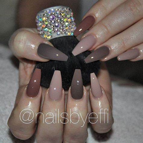 Ongles Beiges, Art Ballerina, Nails Neutral, Mauve Nails, Unghie Sfumate, Her Nails, Ballerina Nails, Neutral Nails, Hot Nails