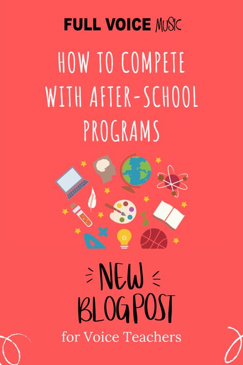 The after-school enrichment industry is vibrant. Sports, dance, arts, academics, clubs... MATHNASIUMS (People are making math FUN!?) There are so many activities - why should families prioritize your voice studio in their busy schedules? Private Teacher, Student Of The Month, Voice Teacher, First Relationship, Feeling Appreciated, Piano Teacher, Busy Family, School Programs, After School Program