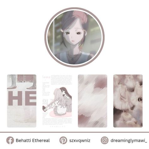 Anime Fb Layout, Fb Highlight Cover, Facebook Profile Ideas, Facebook Layout Ideas, Fb Highlights, Rpw Layout, Highlights Facebook, Avt Fb, Aesthetic Highlight Covers Instagram Pink