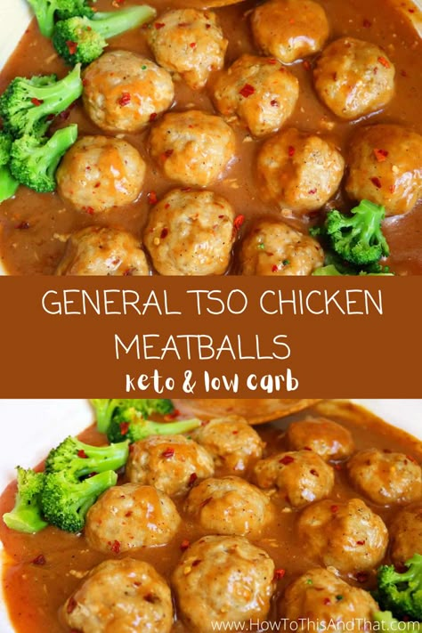 Keto Recipes Ground Chicken, Ground Chicken Keto Recipes, Low Carb Meatball Recipes, Bariatric Chicken Recipes, Keto Ground Chicken Recipes, Keto Meatball Recipes, Keto Chicken Meatballs, General Tao Chicken, Keto Meat