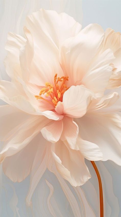 Peony flower petal plant inflorescence. | free image by rawpixel.com Flower Wallpaper Simple, Abstract Flower Wallpaper, Peony Photography, Pale Flowers, Peonies Wallpaper, Peony Aesthetic, Venus Project, Life Wallpaper, Flowers To Paint