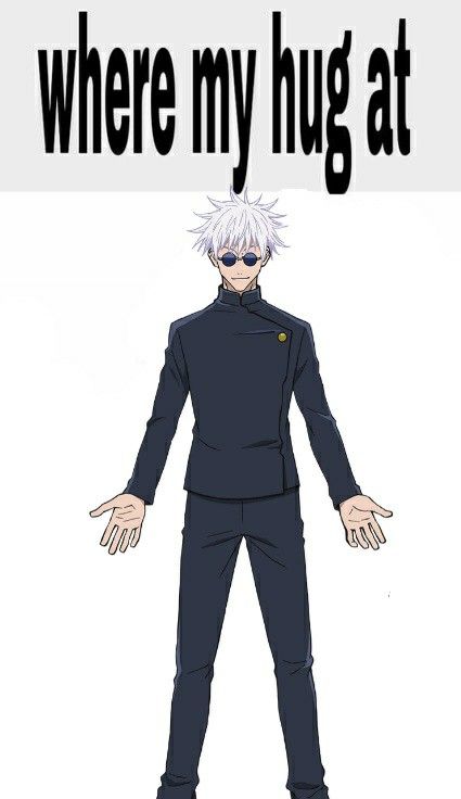 Gojo Standing Pose, Gojo Disgusted Face, Gojo Crouching, Funny Gojo Pics, Gojo After Unsealed, Gn Get Naked Gojo, Cursed Imagine Funny, Gojo Without A Mask, Gojo In Toji Outfit