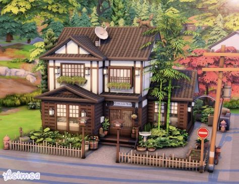 Sims 4 Houses Gallery No Cc, Japanese Home Sims 4, Ts4 Japanese House, Sims 4 Houses 20x15, Sims 4 Mount Komorebi House, Sims 4 Mt Komorebi House, Sims Starter Home, 20x15 Sims 4 House, Sims 4 Entry Way Ideas