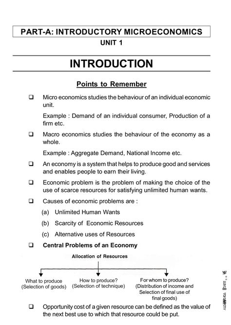 Class 11 Economics Notes for Introductory Microeconomics - AglaSem Schools Accounts Class 11 Notes, Tips To Study Economics, Economics Notes Class 11, Micro Economics Notes, Economics Notes Student Class 12, Econometrics Notes, Commerce Study Notes Class 11, Class 11 Commerce Notes, How To Study Economics