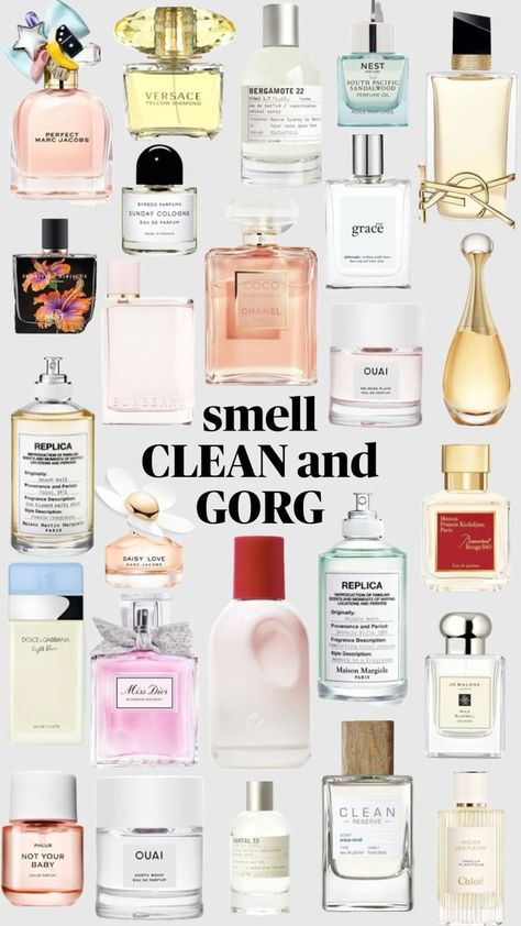 Clean Girl Perfume, Perfume Clean, Kate Spade Perfume, Good Girl Perfume, Smell Clean, Girl Perfume, Fragrance Lab, Clean Perfume, Fragrances Perfume Woman