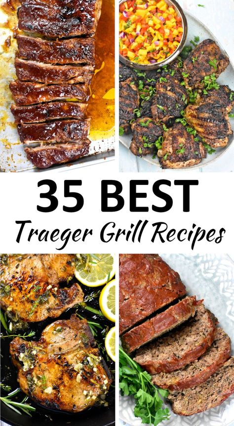 Simple Traeger Recipes, Grill And Smoker Recipes, Treager Chicken Breast Recipe, Smoked Meat Recipes Ideas, Easy Traeger Dinners, Traeger Ranger Recipes, Traeger Meat Recipes, Best Meats For Smoker, Things To Make On The Smoker