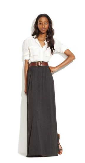 Broke and Bougie: Summer Work clothes on a budget (that also don't show sweat) Maxi Skirt Professional Outfits, Rok Outfit, British Country, Summer Work Outfits, Nicole Richie, Professional Dresses, Beautiful Skirts, Wardrobe Ideas, Fall 2023