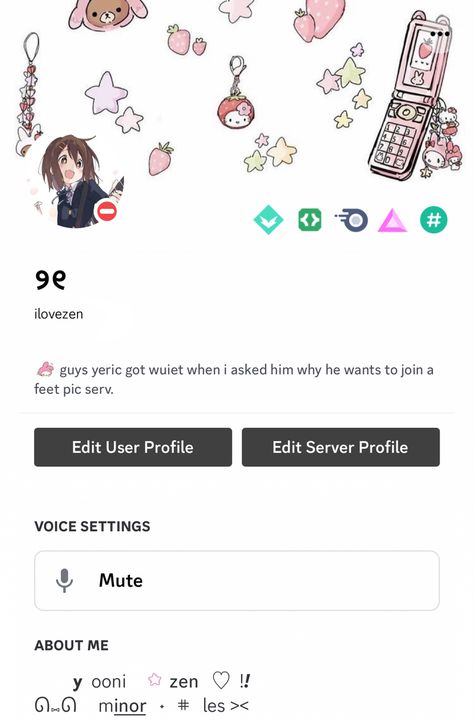 K-on Banner, Discord Bio Ideas Simple, Cute Discord Layout, Kpop Discord Layout, Discord About Me Ideas Aesthetic, Discord Profile Sets, Banner And Pfp Discord Sets, Cute Discord Bios, Bios For Discord