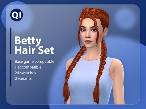 Sims 4 Cc Hair Two Braids, Sims 4 Dutch Braids, Sims 4 Cc Hair French Braids, Sims 4 Cc Pigtail Braids, Sims 4 Cc Braided Pigtails, Sims 4 Cc Two Braids, Sims 4 Cc Pigtails Maxis Match, Sims 4 Cc Hair Plaits, Sims 4 Cc Hair Braids Maxis Match