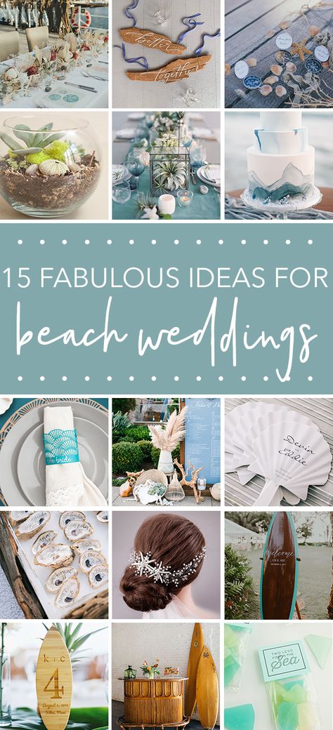 Simple Beach Wedding Ideas, Outdoor Beach Wedding, Nautical Wedding Inspiration, Small Beach Weddings, Beach Wedding Tables, Wedding Ideas On A Budget, Engaged Af, Rustic Beach Wedding, Diy Beach Wedding