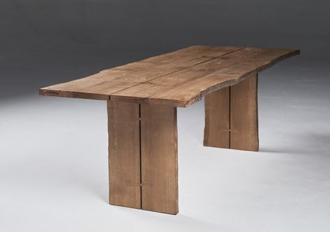 The 'Additions' Butterfly-Joined Table with Live-Edge English Oak | Jonathan Field, Contemporary Bespoke Furniture Bespoke Furniture, Casegoods, Live Edge, Bespoke, Dining Table, Furniture