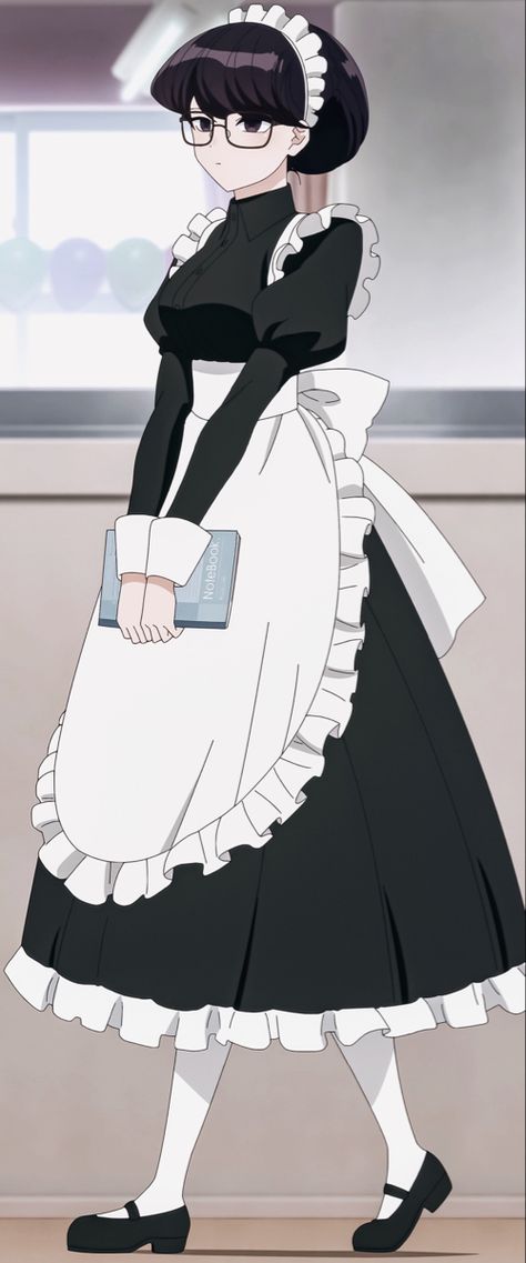 Maids Costume, Sans Cosplay, One Punch Man Funny, Komi Shouko, Komi-san Wa Komyushou Desu, Maid Cosplay, Anime Drawing Books, Anime Maid, Sans Cute