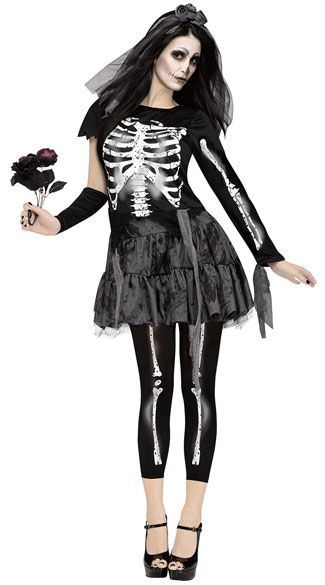 Flirty Skeleton Bride Costume, Sexy Skeleton Costume, Skeleton Bride Costume Skeleton Bride Costume, Bonnie Costume, Skeleton Ideas, Skeleton Bride, Halloween Costumes For Sale, Ghost Bride, Bride Costume, Skeleton Costume, Costume Store