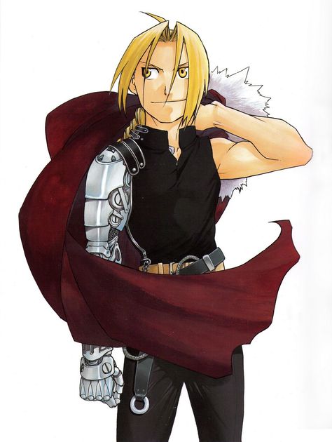 Edward Elric manga color Ed Elric Icon, Fma Automail, Last Game Manga, Fullmetal Alchemist Edward, Hiromu Arakawa, Full Metal Alchemist, Arte Sailor Moon, Alphonse Elric, Roy Mustang