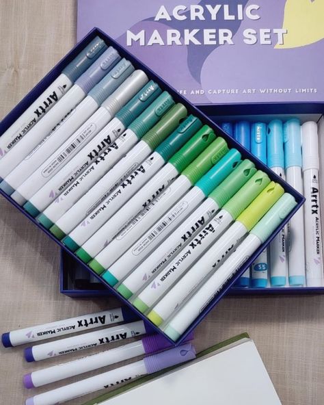 Thrilled to share my latest acquisition - these vibrant acrylic marker sets from ARTXX, courtesy of @stationerystreetpk !  Supporting small businesses like these not only brings original, quality products to our doorstep but also contributes to a thriving creative community. ​​​​​​​​​ Let's give these beauties a try! Artxx Acrylic Marker Art, Acrylic Marker Art, Coloring Materials, Cute Fox Drawing, Fox Drawing, Acrylic Markers, Artist Aesthetic, Markers Set, Marker Art