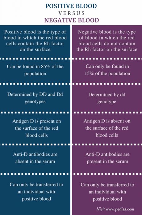 Difference Between Positive and Negative Blood Check more at https://in4arts.com/difference-between-positive-and-negative-blood.html A Negative Blood, O Positive Blood, Rh Factor, Blood Types, Blood Groups, Blood Bank, What Is The Difference Between, Red Blood Cells, Blood Type